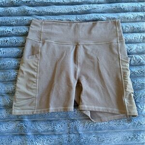 Fabletics High-Rise Black Power Hold Shorts Large Athleisure Sporty Gym Chic